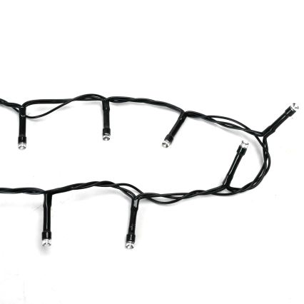 Aigostar - Guirlande LED extérieure de Noël 400xLED/8 fonctions 4xAA 20,3 m IP44 blanc chaud