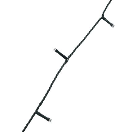 Aigostar - Guirlande de Noël LED d'extérieur 50 LED, 8 fonctions, 8 m, IP44, blanc froid