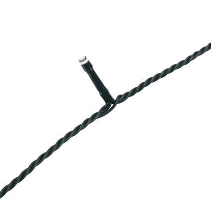 Aigostar - Guirlande de Noël LED d'extérieur 50 LED, 8 fonctions, 8 m, IP44, blanc froid