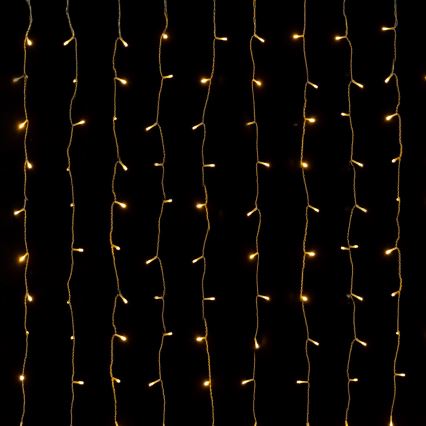 Aigostar - Guirlande de Noël LED d'extérieur 558 LED 3 x 1,8 m IP44 blanc chaud