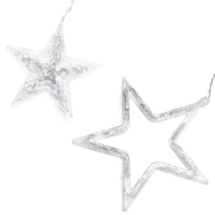 Aigostar - Guirlande LED d'extérieur 120xLED/8 fonctions 3x0,6 m IP44 blanc chaud + télécommande