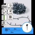 Aigostar - Guirlande de Noël solaire à LED 200 LED/8 fonctions, 22 m, IP65, blanc froid, 800 mAh