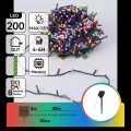 Aigostar - Guirlande de Noël solaire à LED 200 LED / 8 fonctions 22 m IP65 multicolore 800 mAh