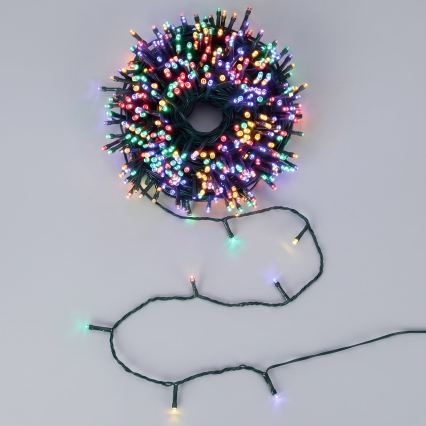 Aigostar - Guirlande solaire de Noël à LED 300 LED/8 fonctions 32 m IP65 multicolore 1200 mAh