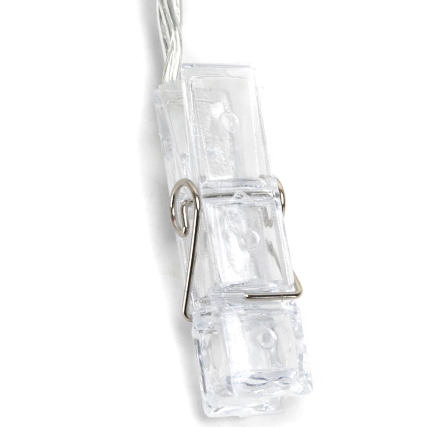 Aigostar - Guirlande décorative LED 20xLED/5W/USB 6 m blanc chaud