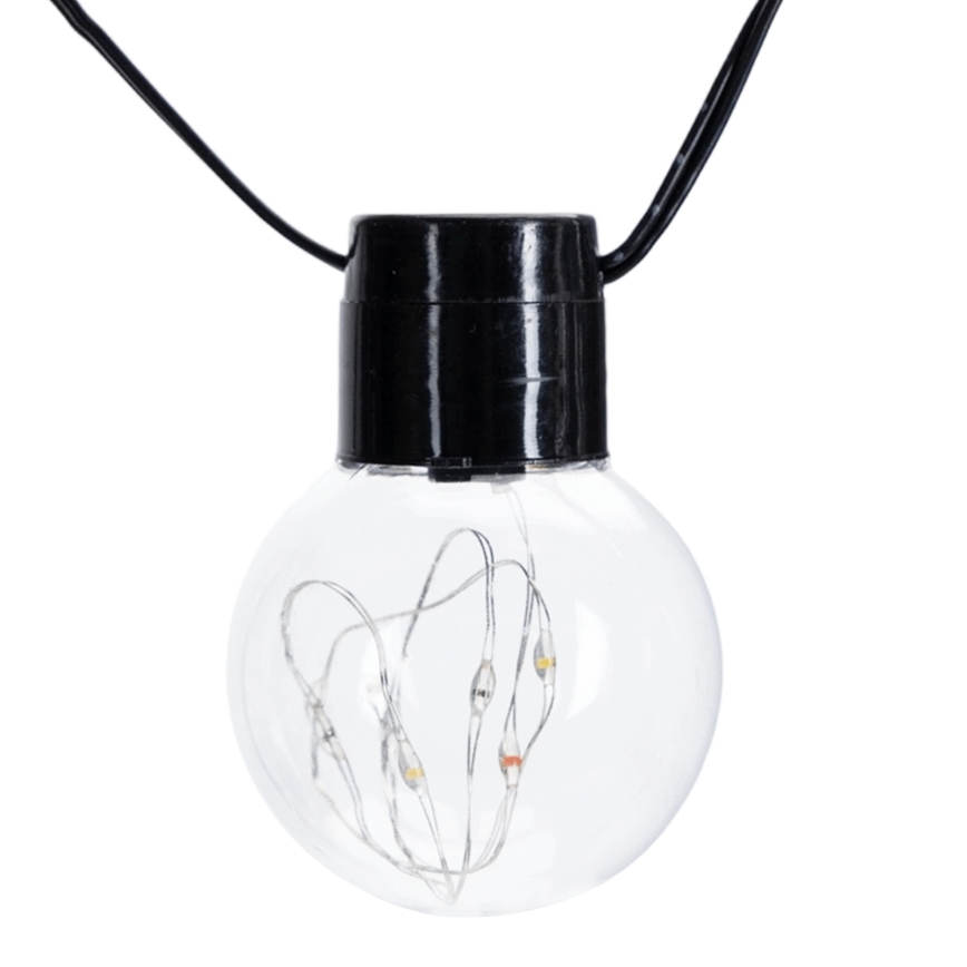 Aigostar - Guirlande décorative LED extérieure 160 LED, 10 m, IP44, blanc chaud