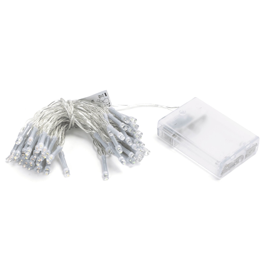Aigostar - guirlande LED 50xLED/3xAA 5,3m multicolore