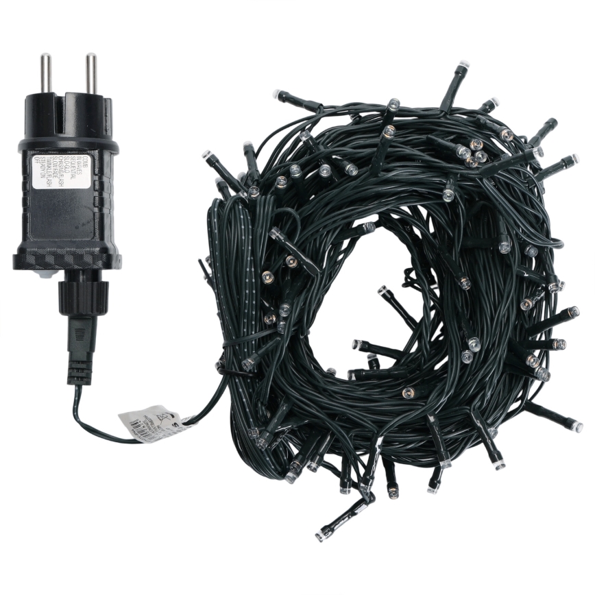 Aigostar - Guirlande LED de Noël d'extérieur 150 LED, 8 modes, 18 m, IP44, multicolore