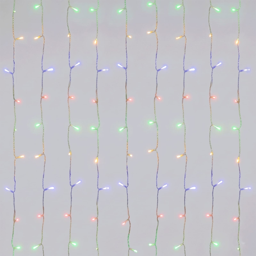 Aigostar - Guirlande LED de Noël d'extérieur 372xLED/8 fonctions 6x1,2m IP44 multicolore