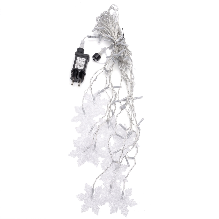 Aigostar - Guirlande LED d'extérieur 120 LED/8 fonctions 3 x 0,7 m IP44 blanc chaud + télécommande