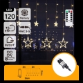 Aigostar - Guirlande LED de Noël extérieure 120xLED/8 fonctions 3x0,6 m IP44 blanc chaud + télécommande