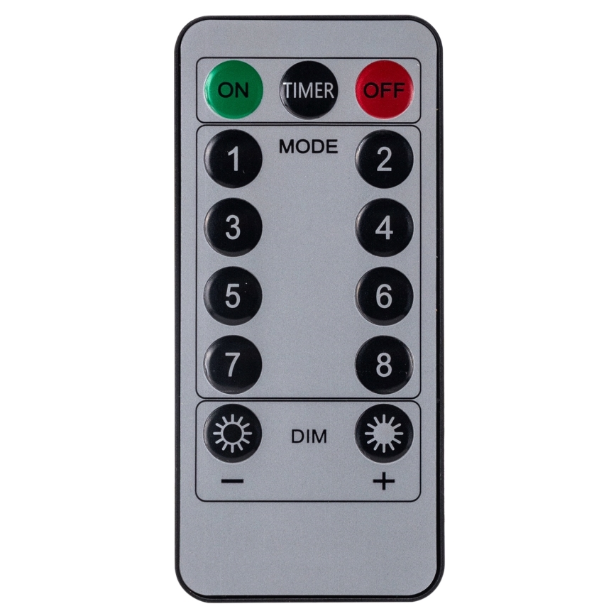 Aigostar - LED Guirlande de Noël extérieure 120xLED/8 fonctions 3x0,7m IP44 blanc chaud + télécommande