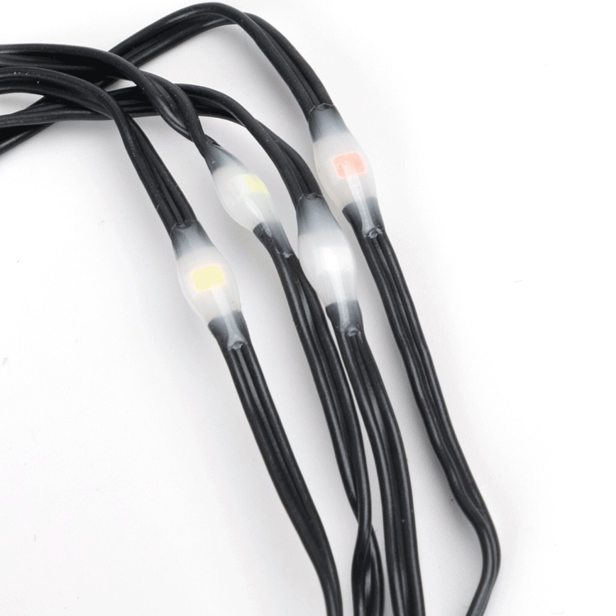 Aigostar - Guirlande LED d'extérieur 150 LED / 8 fonctions / 3xAA / 15,3 m / IP44 / multicolore