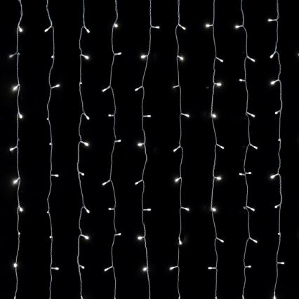 Aigostar - Guirlande lumineuse LED d'extérieur 558 LED, 3 x 1,8 m, IP44, blanc froid