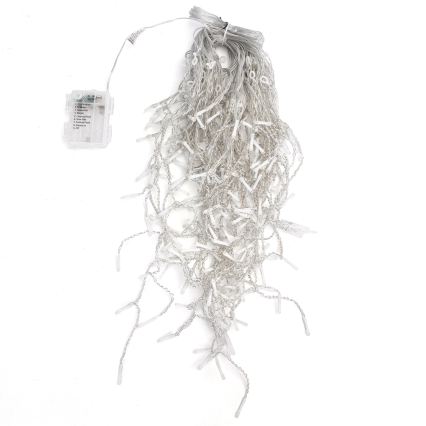 Aigostar - Guirlande LED de Noël d'extérieur 200 LED, 8 fonctions, 3xAA, 13 x 0,6 m, IP44, multicolore