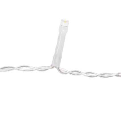 Aigostar - Guirlande LED de Noël d'extérieur 200 LED, 8 fonctions, 3xAA, 13 x 0,6 m, IP44, multicolore