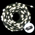 Aigostar - Guirlande LED d'extérieur pour Noël 300 LED / 8 fonctions, 33 m, IP44, blanc froid