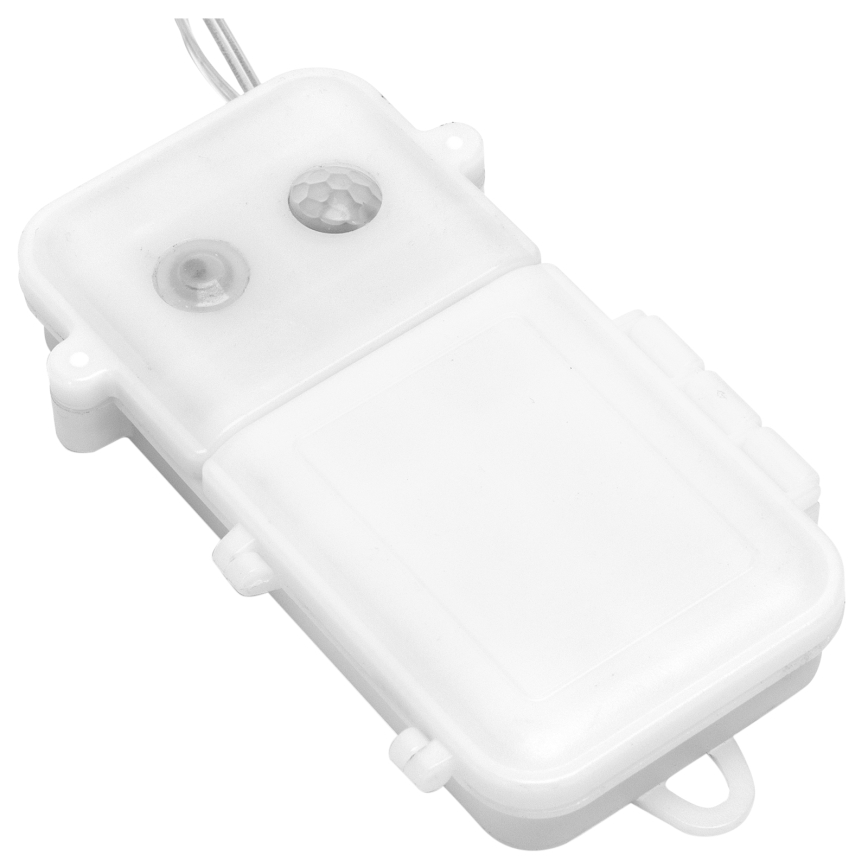 Aigostar - Guirlande de Noël LED dimmable d'extérieur avec détecteur de mouvement 100xLED/3xAA 12m blanc chaud + télécommande