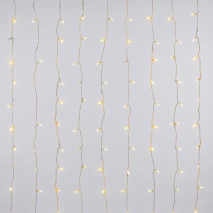 Aigostar - Guirlande lumineuse de Noël extérieure LED 156xLED/8 fonctions 4,2x1,2m IP44 blanc chaud