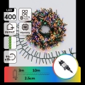 Aigostar - Guirlande lumineuse de Noël extérieure LED 400 LEDs / 8 fonctions, 13 m, IP44, multicolore