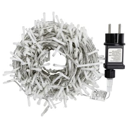 Aigostar - Guirlande lumineuse de Noël extérieure LED 400xLED/8 fonctions 23m IP44 blanc froid