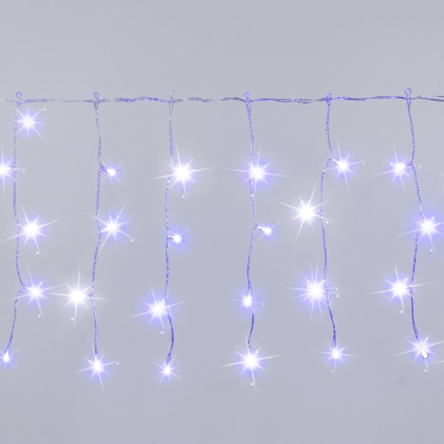 Aigostar - Guirlande lumineuse de Noël LED d'extérieur 200xLED 8x0,4m IP44 bleu
