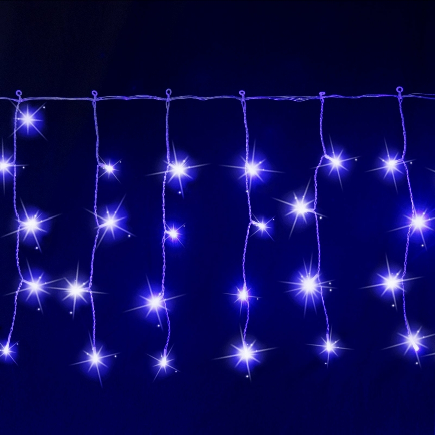 Aigostar - Guirlande lumineuse de Noël LED d'extérieur 200xLED 8x0,4m IP44 bleu