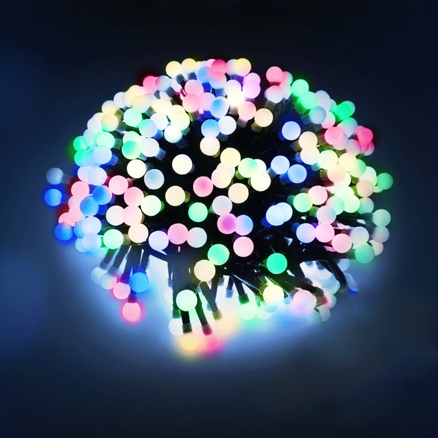 Aigostar - Guirlande lumineuse de Noël LED d'extérieur 25xLED/8 fonctions 3xAA 2,8m IP44 multicolore