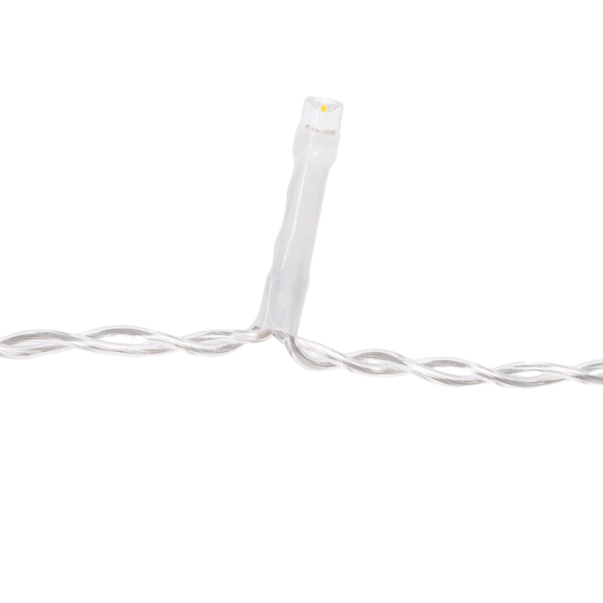 Aigostar - Guirlande LED de Noël extérieure, 400 LED, 8 modes d'éclairage, 20 x 0,4 m, IP44, blanc chaud