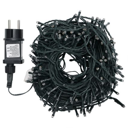 Aigostar - Guirlande lumineuse de Noël LED extérieure, 300 LED, 8 fonctions, 30 m, IP44, blanc chaud