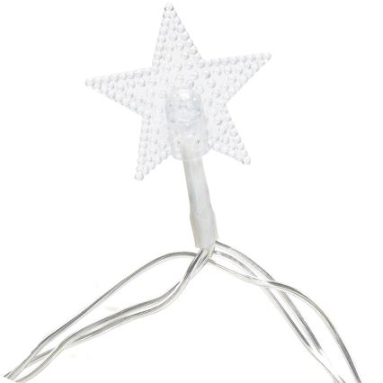 Aigostar - Guirlande lumineuse de Noël LED extérieure, 50 LED, 8 fonctions, 8 m, IP44, blanc chaud