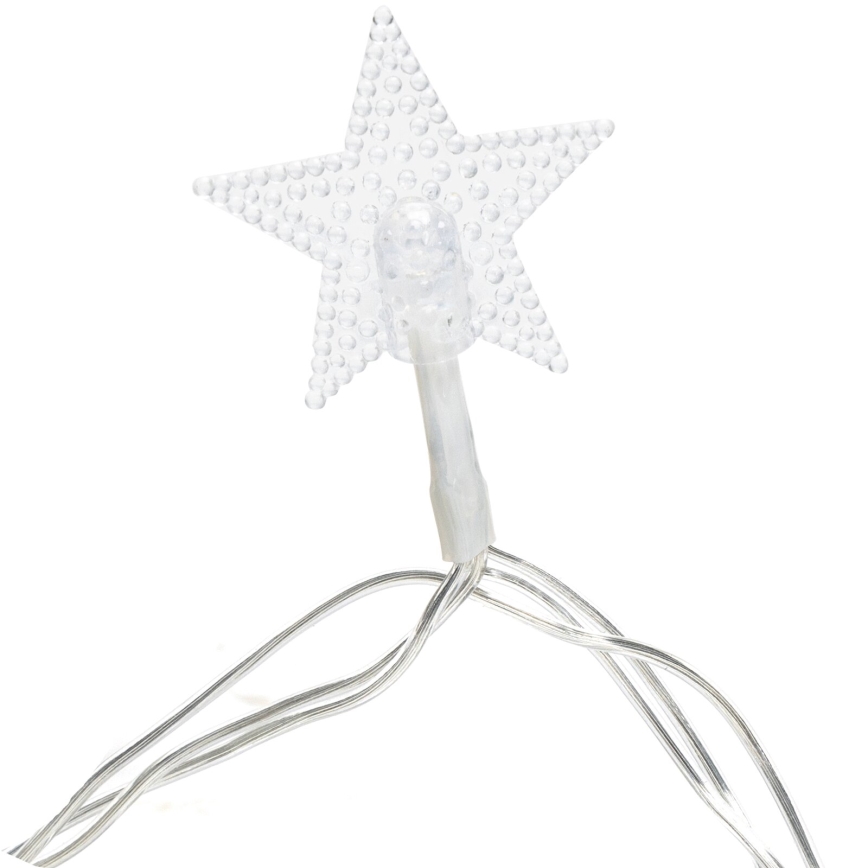 Aigostar - Guirlande lumineuse de Noël LED extérieure, 50 LED, 8 fonctions, 8 m, IP44, blanc chaud
