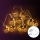Aigostar - Guirlande lumineuse LED de Noël 10 LED/3xAA 1,5 m blanc chaud bonhomme de neige