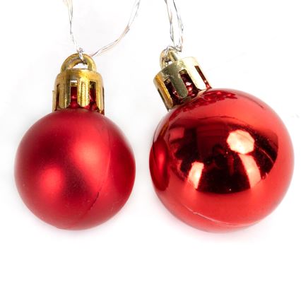 Aigostar - Guirlande lumineuse LED de Noël 20xLED/3xAA 2 m blanc chaud