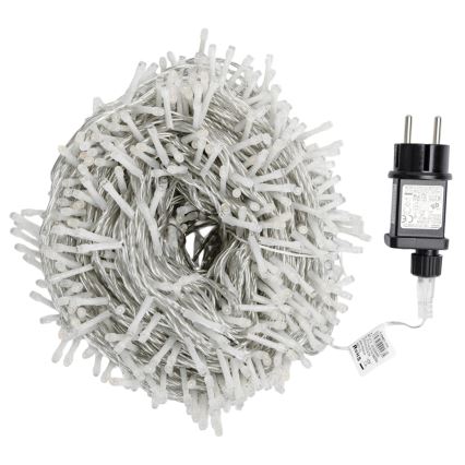 Aigostar - Guirlande lumineuse LED d'extérieur 1000 LED / 8 fonctions, 53 m, IP44, multicolore