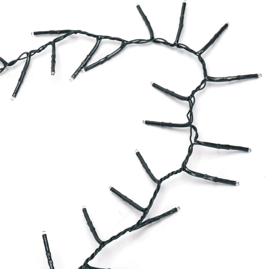 Aigostar - Guirlande lumineuse LED d'extérieur pour Noël, 400 LED, 8 fonctions, 13 m, IP44, blanc froid