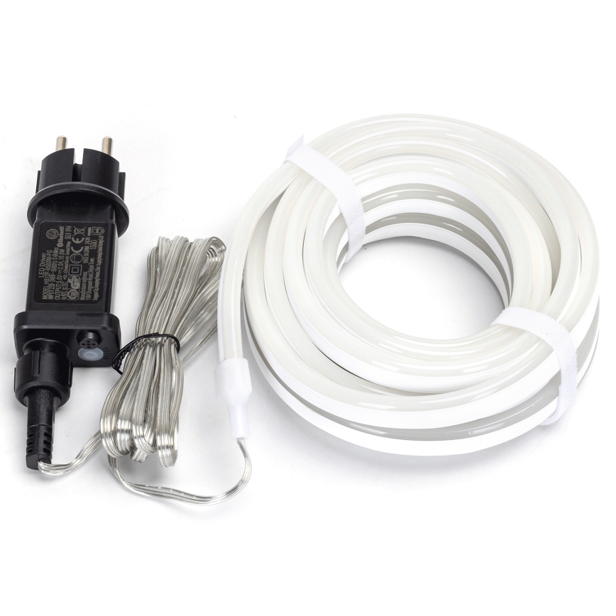 Aigostar - LED RGBICW Guirlande de Noël extérieure intelligente MESH 90 LED 3 m IP44 + télécommande