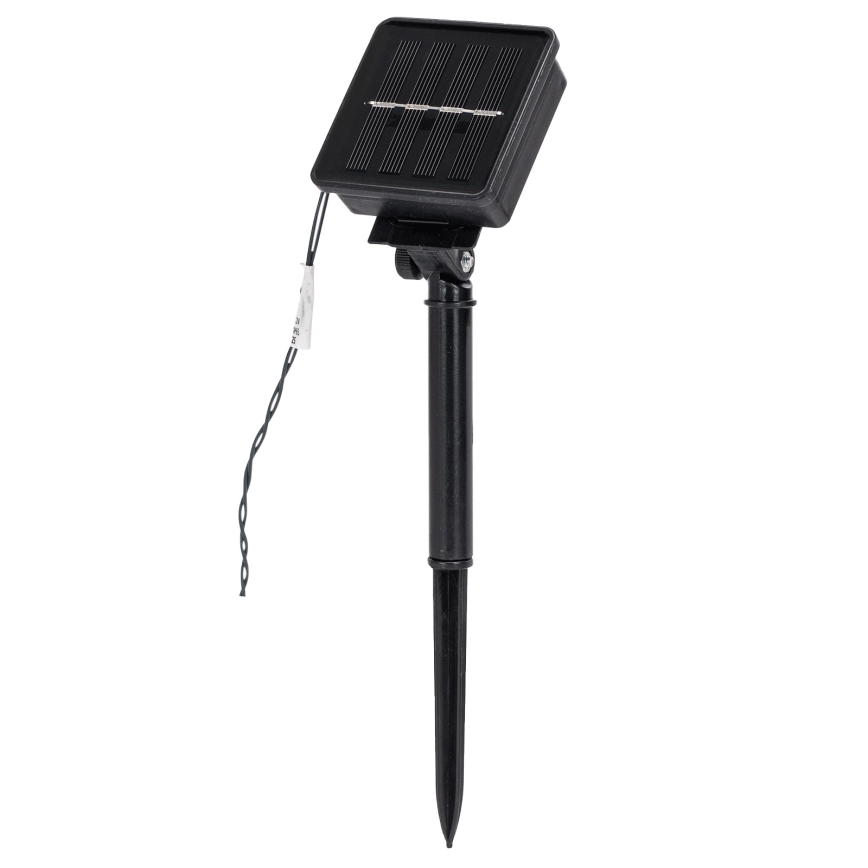 Aigostar - Guirlande de Noël solaire à LED 200 LED/8 fonctions, 22 m, IP65, blanc froid, 800 mAh