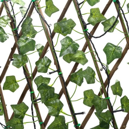 Aigostar - Guirlande solaire 102xLED/2x0,7m IP65 blanc chaud ivy
