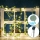 Aigostar - Guirlande solaire 50xLED/7m IP65 blanc chaud eucalyptus