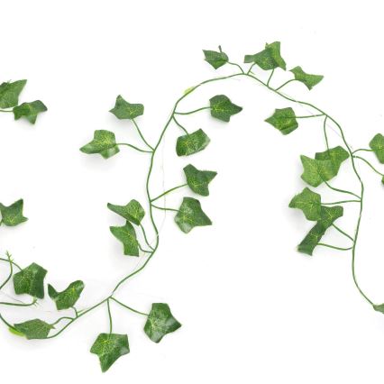 Aigostar - Guirlande solaire 50xLED/7m IP65 blanc chaud ivy