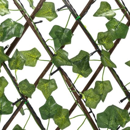 Aigostar - Guirlande solaire 56xLED/2x0,4m IP65 blanc chaud ivy