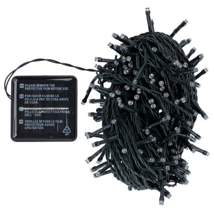 Aigostar - Guirlande de Noël solaire à LED 200 LED / 8 fonctions 22 m IP65 multicolore 800 mAh