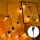 Aigostar - Guirlande solaire de Noël 10xLED/6,5m IP65 blanc chaud