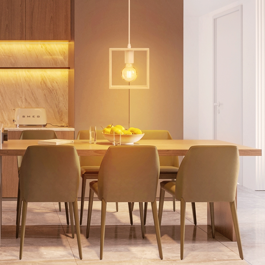 Aigostar hanglamp 1xE27/60W/230V beige