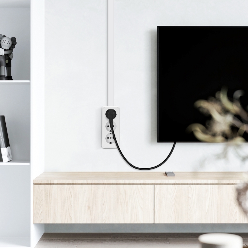 Aigostar - Huishoudelijk stopcontact 3-voudig SCHUKO 250/16A