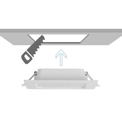 Aigostar - Inbouw LED Verlichting LED/6W/230V 6500K 12x12 cm wit