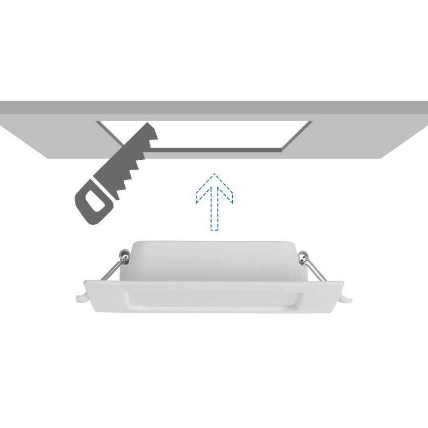 Aigostar - Inbouw LED Verlichting LED/6W/230V 6500K 12x12 cm wit