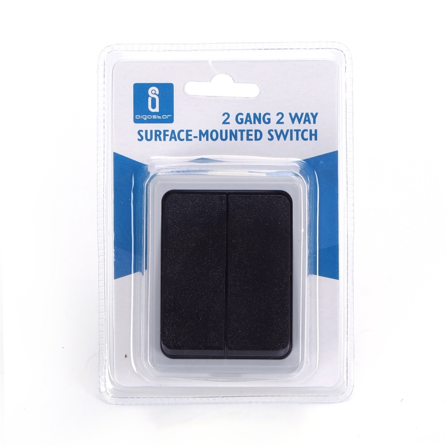 Aigostar - Interrupteur domestique pour courant alternatif 250 V / 10 A IP54