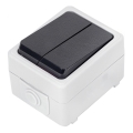 Aigostar - Interrupteur domestique série 250V/10A IP54